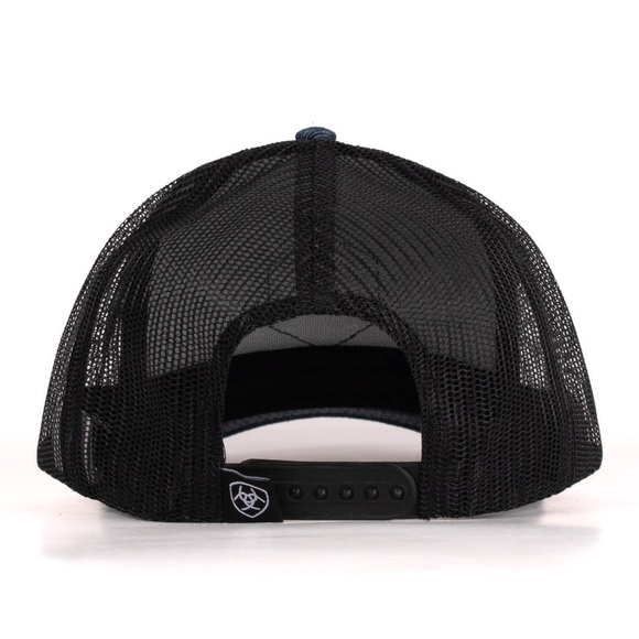 ARIAT • Men’s Blue Denim Striped Logo Hat Cap - Picture 4 of 5